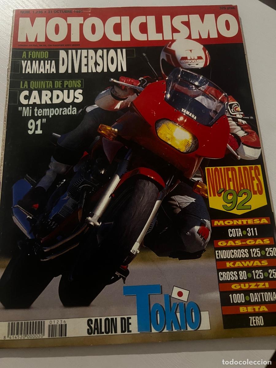 Coches y motocicletas: MOTOCICLISMO. N&ordm; 1236. NOVIEMBRE 1991. PRUEBA: MOTO GUZZI 1000 DAYTONA. NOVEDADES DE TOKIO. LEER
