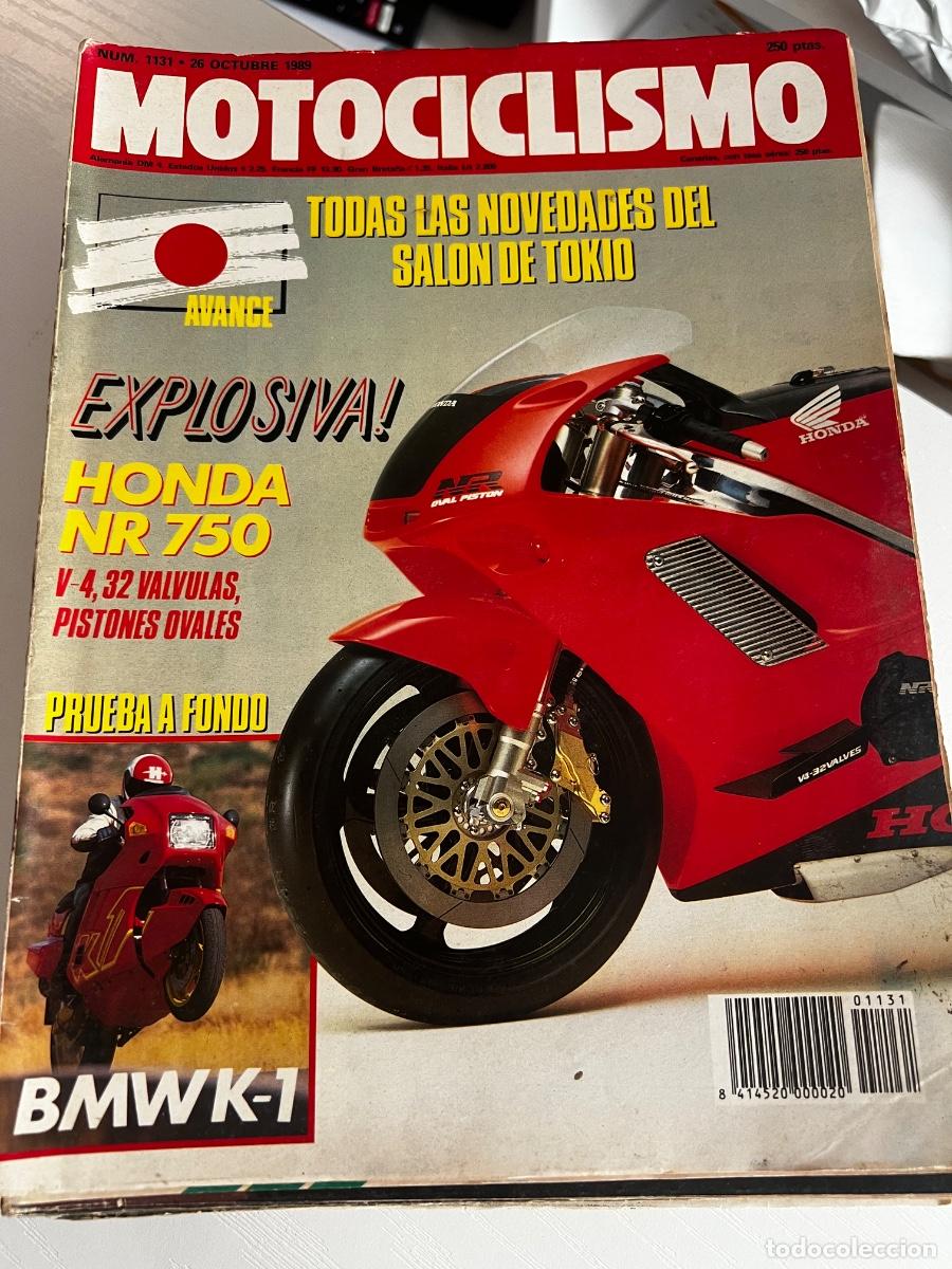 Coches y motocicletas: MOTOCICLISMO. N&ordm; 1131. A&Ntilde;O 1989. HONDA NR750. BMW K-1. CAGIVA EN INGLATERRA. CARLOS MAS... LEER