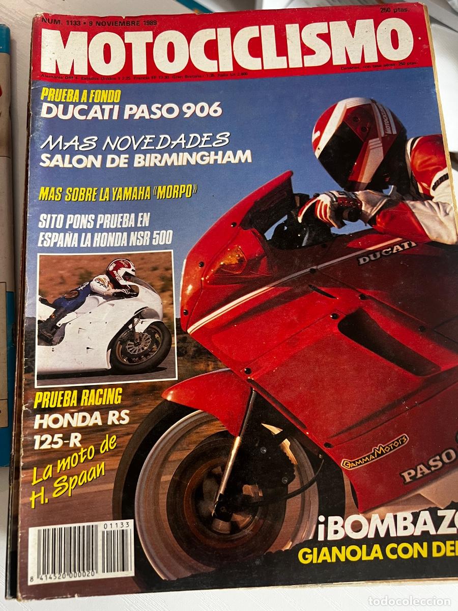 Coches y motocicletas: MOTOCICLISMO. N&ordm; 1133. A&Ntilde;O 1989. PRUEBA: DUCATI PASO 906. HONDA RS 125-R. HUSQVARNA 410 RALLYE. LEER