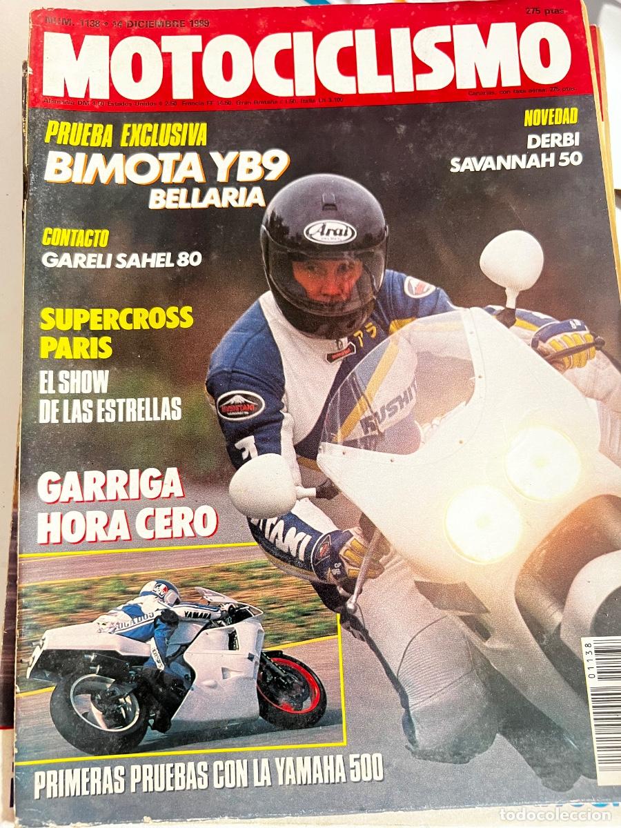 Coches y motocicletas: MOTOCICLISMO. N&ordm; 1138. A&Ntilde;O 1989. PRUEBA: BIMOTA YB9 BELLARIA. NOVEDAD DERBI SAVANNAH 50... LEER.