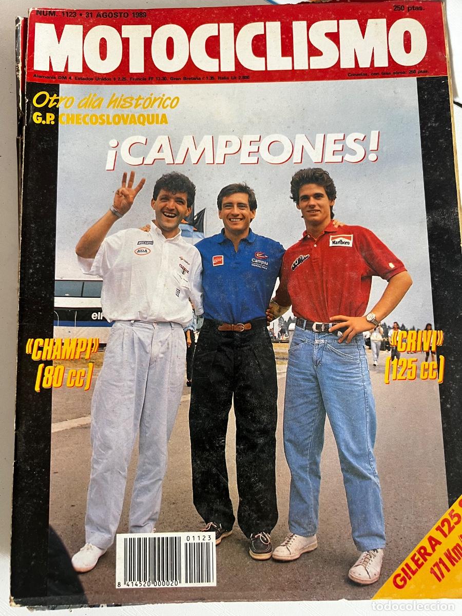 Coches y motocicletas: MOTOCICLISMO. N&ordm; 1123. A&Ntilde;O 1989. PRUEBA: GILERA SP 01. ENTREVISTA: MANOLO BURILLO. G.P. FRANCIA.LEER