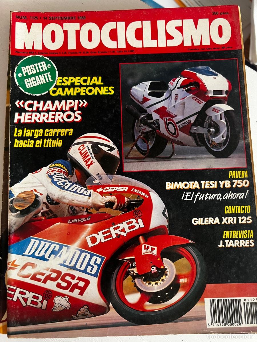 Coches y motocicletas: MOTOCICLISMO. N&ordm; 1125. A&Ntilde;O 1989. PRUEBA: BIMOTA TESI YB. ENTREVISTA: AGUSTI BALL. LEER