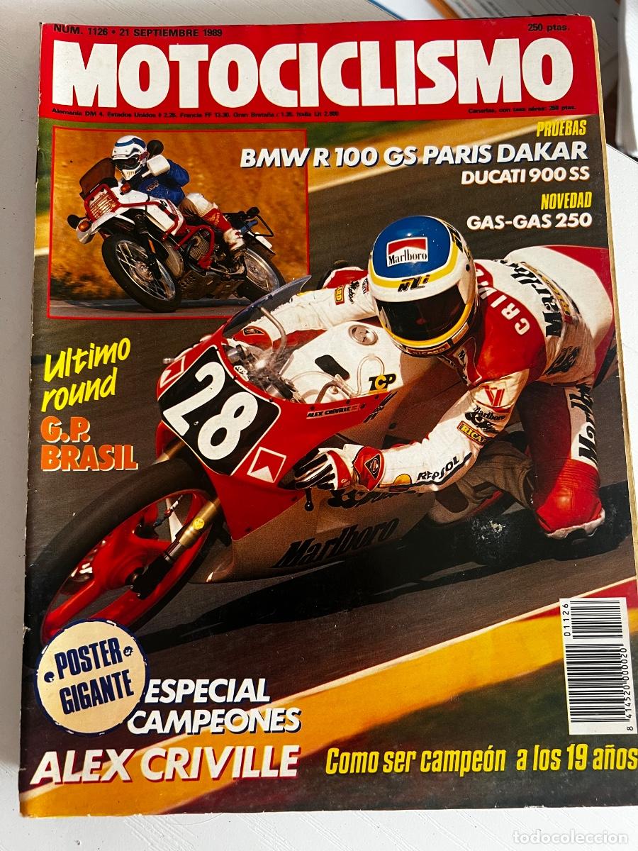 Coches y motocicletas: MOTOCICLISMO. N&ordm; 1126. SEPTIEMBRE 1989. PRUEBA: BMW R-100 GS P-D. CRITERIUM VELOCIDAD. LEER.