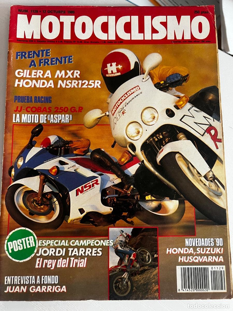 Coches y motocicletas: MOTOCICLISMO. N&ordm; 1129. A&Ntilde;O 1989. JJ-COBAS 250 GP. JORDI TARR&Eacute;S. SUZUKI RM 125. RALLYES ASFALTO. LEER