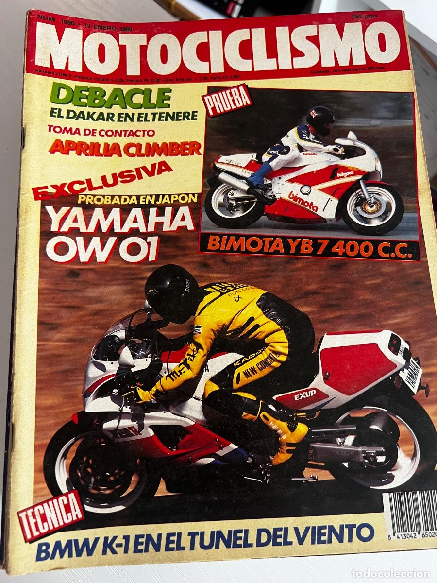 Coches y motocicletas: MOTOCICLISMO. N&ordm; 1090. ENERO 1989. YAMAHA OW 01. BIMOTA YB7. APRILIA CLIMBER. YAMAHA 125 TZR. LEER