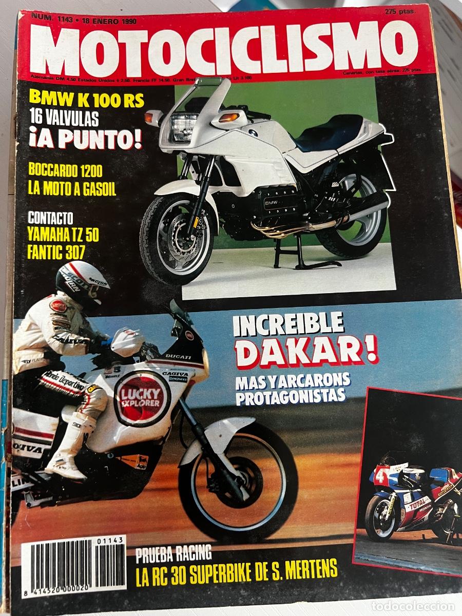 Coches y motocicletas: MOTOCICLISMO. N&deg; 1143. ENERO 1990. BMW K 100 RS. BOCCARDO 1200. LA MOTO A GASOIL.