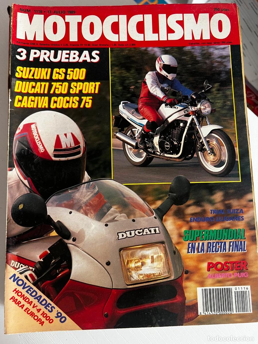 Coches y motocicletas: MOTOCICLISMO. N&ordm; 1116. JULIO 1989. PRUEBA: DUCATI 750 SPORT. ENTREVISTA: &Aacute;LEX CRIV. LEER
