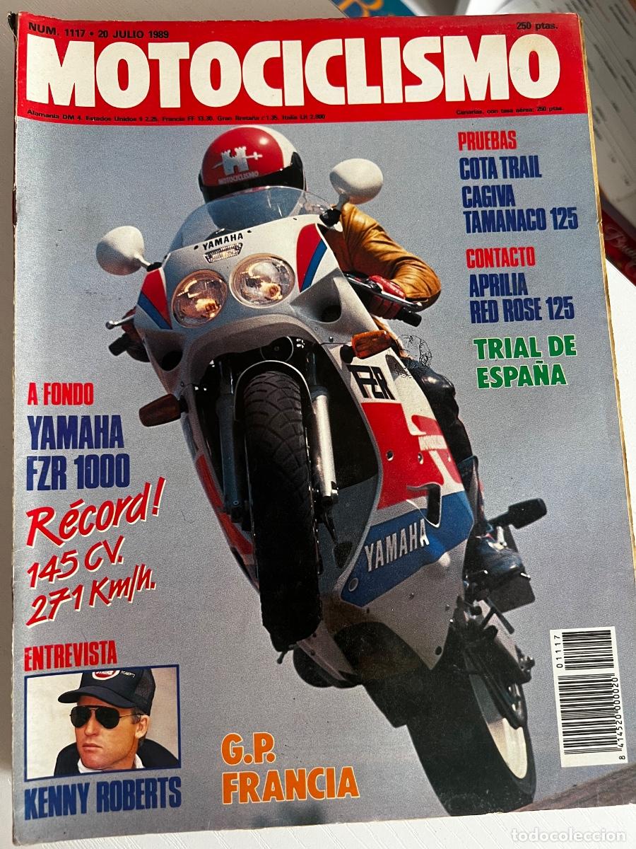 Coches y motocicletas: MOTOCICLISMO. N&ordm; 1117. A&Ntilde;O 1989. PRUEBA: CAGIVA TAMANACO 125. APRILIA ROSE 125. TRIAL DE ESPA&Ntilde;A.LEER