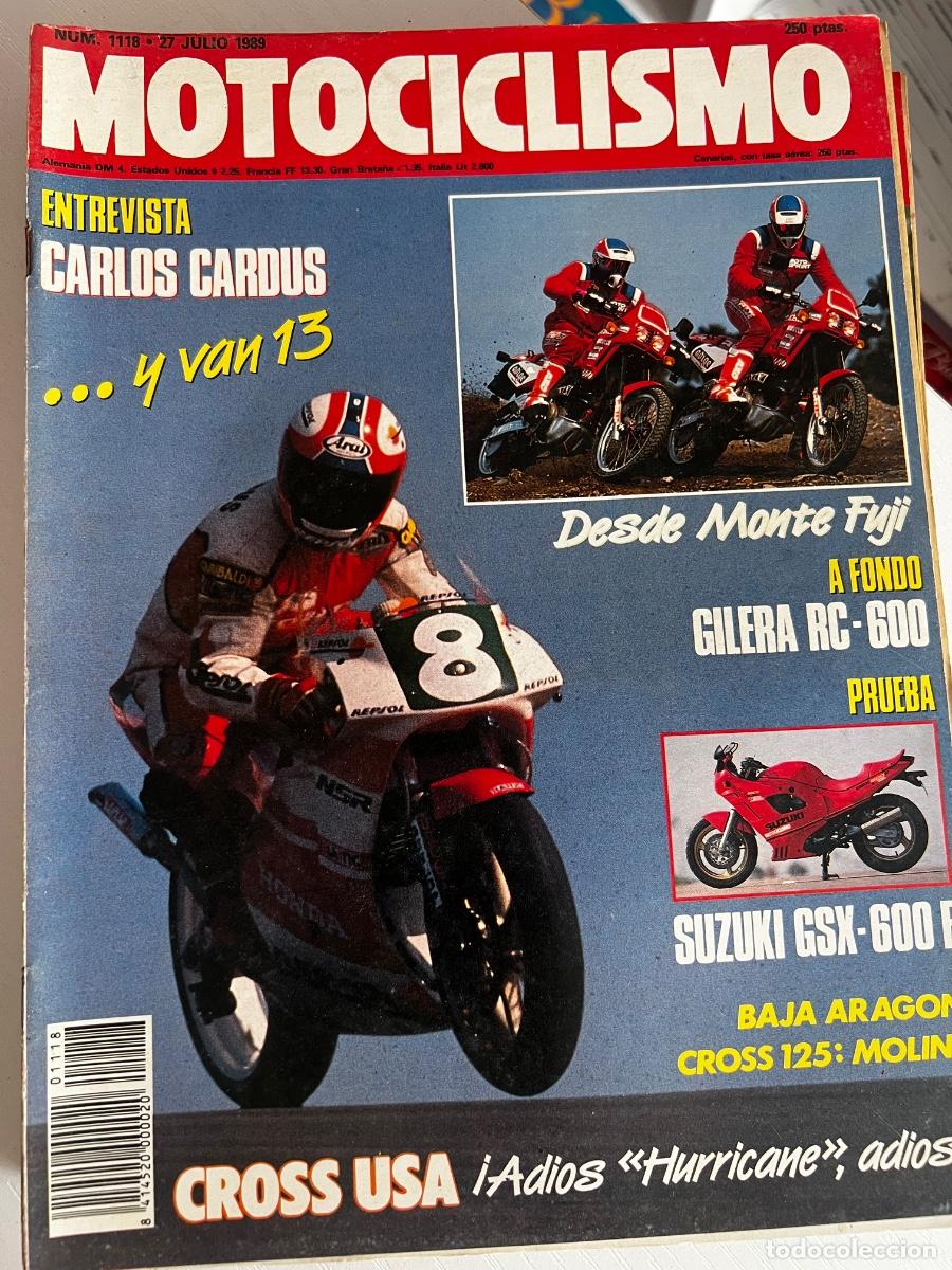 Coches y motocicletas: MOTOCICLISMO. N&ordm; 1118. A&Ntilde;O 1989. PRUEBA: GILERA RC 600. ENTREVISTA: JORDI ARCARONS. MOTO-CROSS. LEER