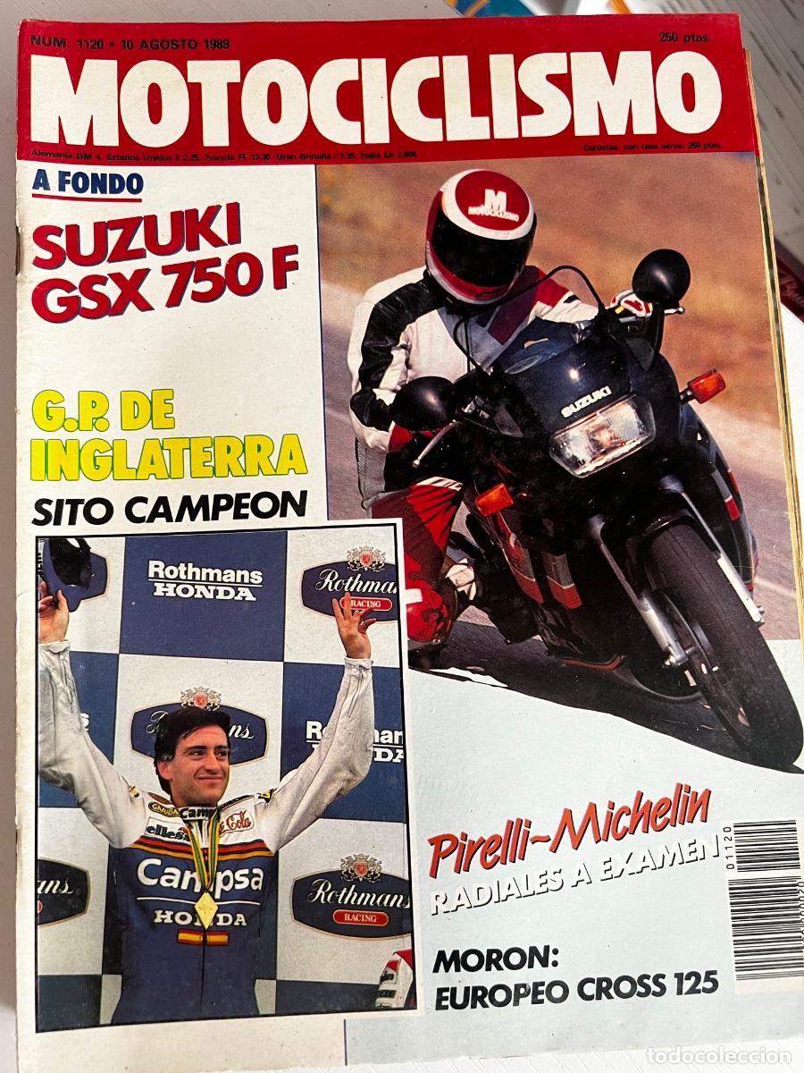 Coches y motocicletas: MOTOCICLISMO. N&ordm; 1120. AGOSTO 1989. GRAN PREMIO DE INGLATERRA. ENTREVISTA SITO PONS, CAMPE&Oacute;N. LEER