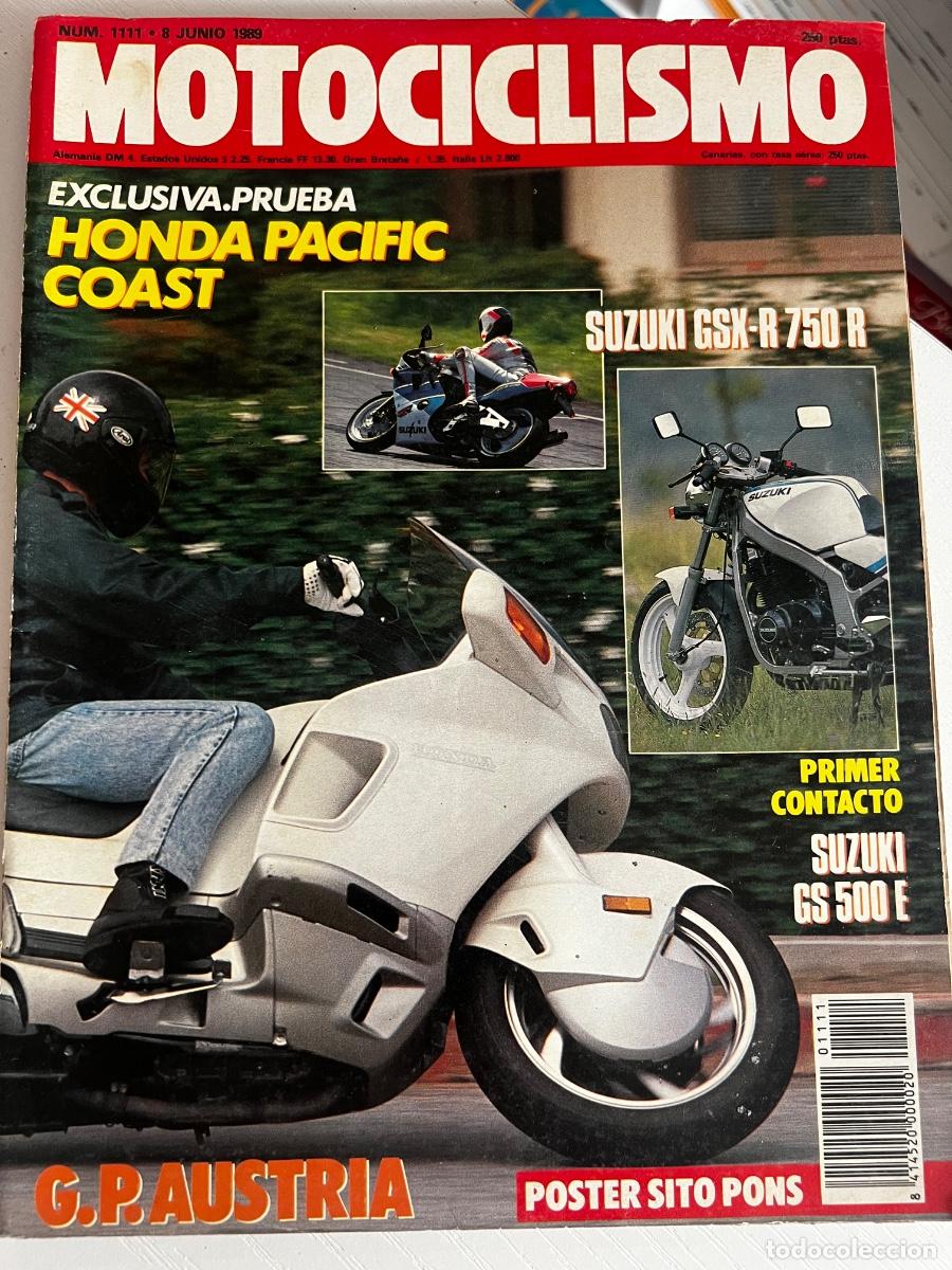 Coches y motocicletas: MOTOCICLISMO. N&ordm; 1111. JUNIO 1989. G.P. AUSTRIA. SUZUKI GSX-R 750R. EUROPEO CROSS. LEER