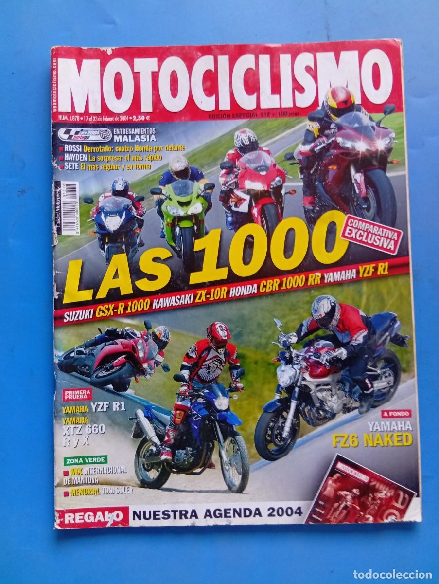 Coches y motocicletas: MOTOCICLISMO. N&ordm; 1878. FEBRERO 2004. YAMAHA FZ6 NAKED. YAMAHA XTZ 660 R Y X. YAMAHA YZF R1.... LEER.