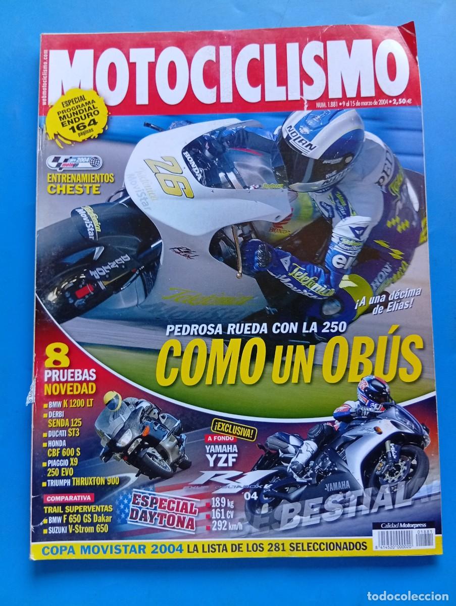 Coches y motocicletas: MOTOCICLISMO. N&ordm; 1881. MARZO 2004. PEDROSA PRUEBA CON LA 250 COMO UN OBUS. BMW K 1200 LT.... LEER.