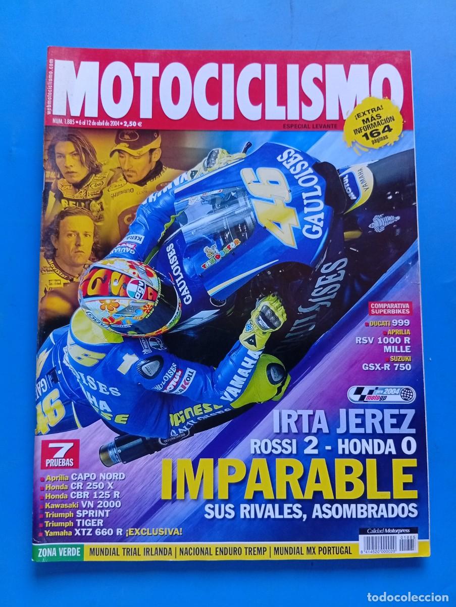 Coches y motocicletas: MOTOCICLISMO. N&ordm; 1885 ABRIL 2004. PRUEBA: APRILIA ETV 1000 CAPONORD. CIRCUITO DEL MUNDO... LEER