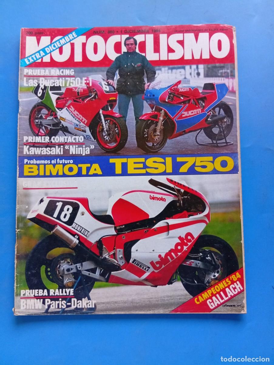 Coches y motocicletas: MOTOCICLISMO. N&ordm; 880. DICIEMBRE 1984. PRUEBA: KAWASAKI GPZ 900 R NINJA. ESPECIAL VETERANAS... LEER.