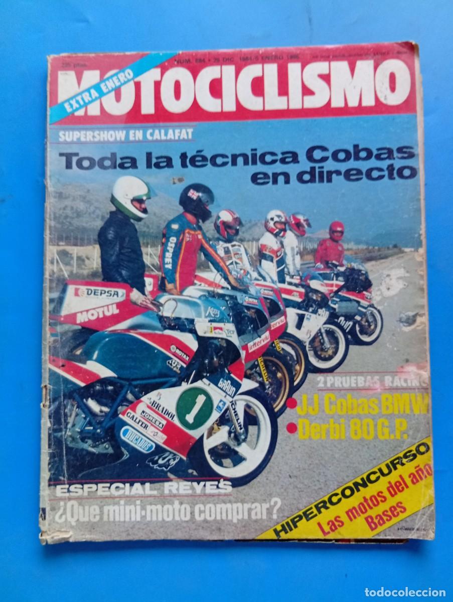 Coches y motocicletas: MOTOCICLISMO. EXTRA. N&ordm; 884. A&Ntilde;O 1985. JJ-COBAS/BMW SUPER PANZER. PRUEBA: DERBI. SUZUKI RG-500. LEER