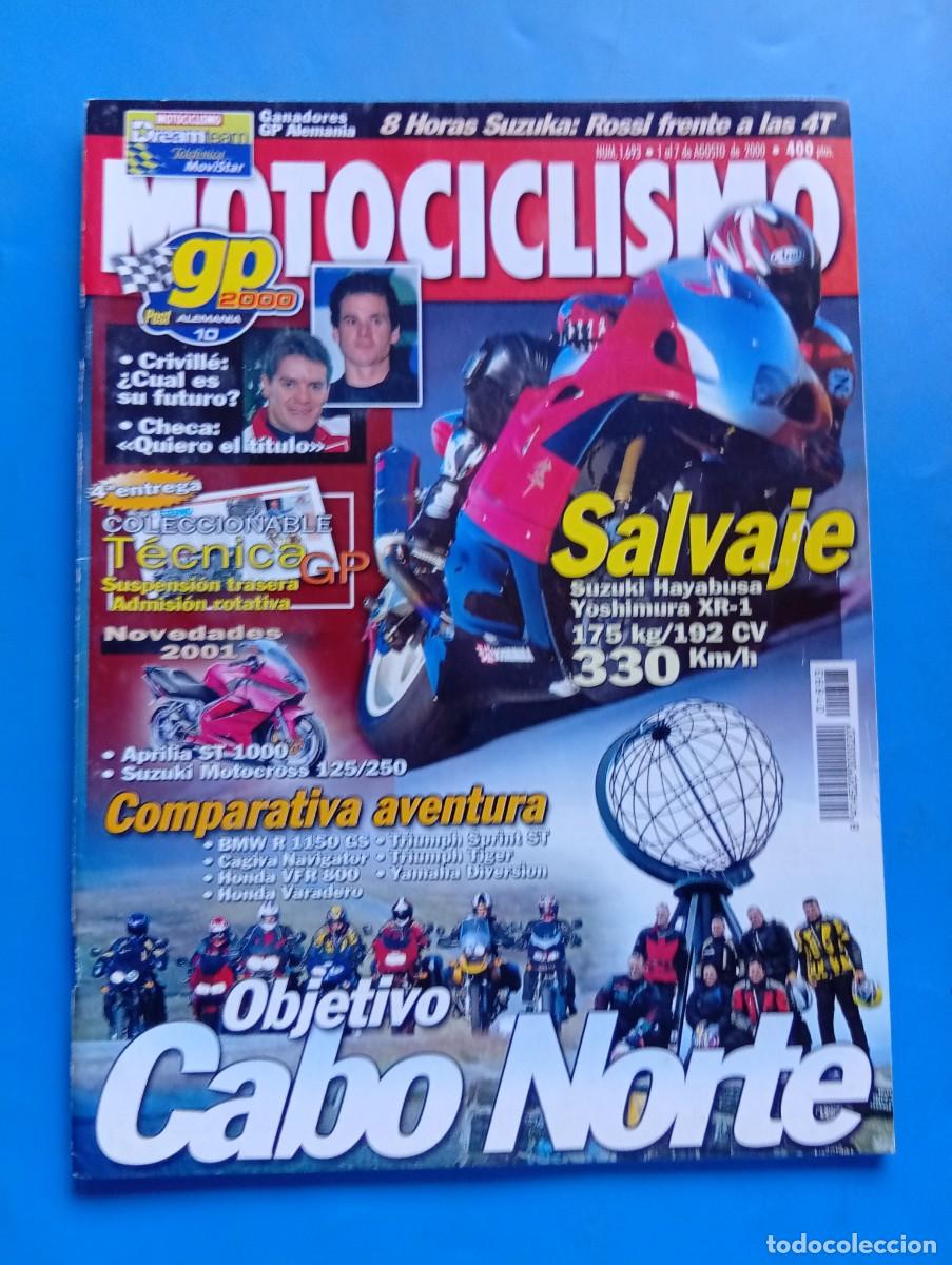 Coches y motocicletas: MOTOCICLISMO. N&ordm; 1693. A&Ntilde;O 2000. COMPARATIVA: BMW R 1150 GS. HONDA VFR 800. CAGIVA NAVIGATOR.. LEER