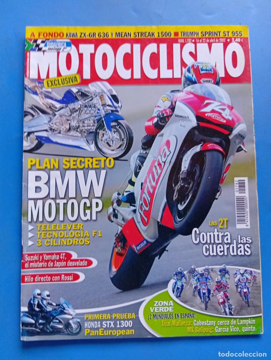 Coches y motocicletas: MOTOCICLISMO. N&ordm; 1782. ABRIL 2002. PRUEBA: HONDA STX 1300 PAN-EUROPEAN. KAWASAKI ZX-6R.... LEER.