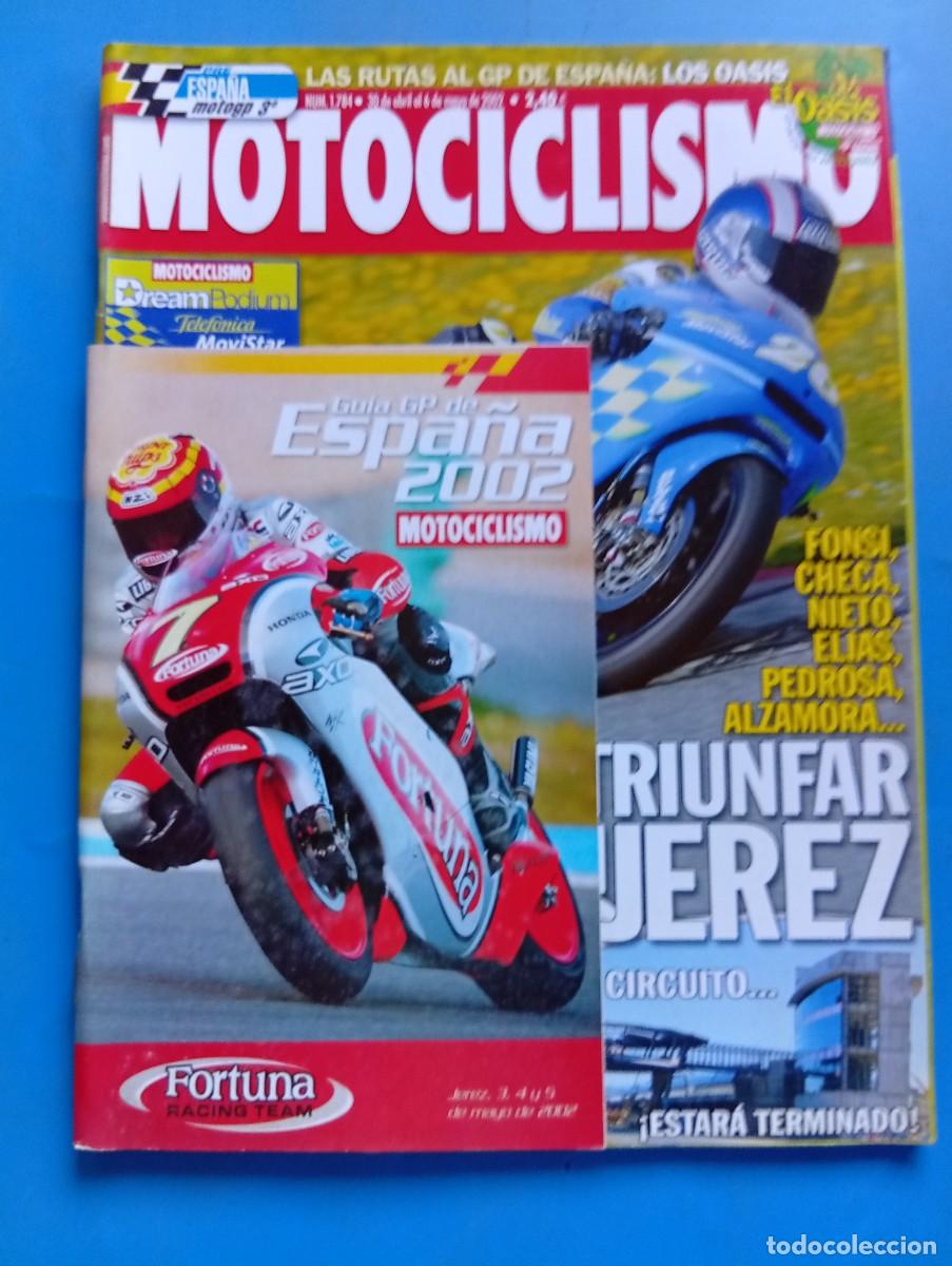 Coches y motocicletas: MOTOCICLISMO. N&ordm; 1784. ABRIL 2002. HOMENAJE A CREVILLE EN JEREZ. A TRIUNFAR EN JEREZ. RACING.. LEER.