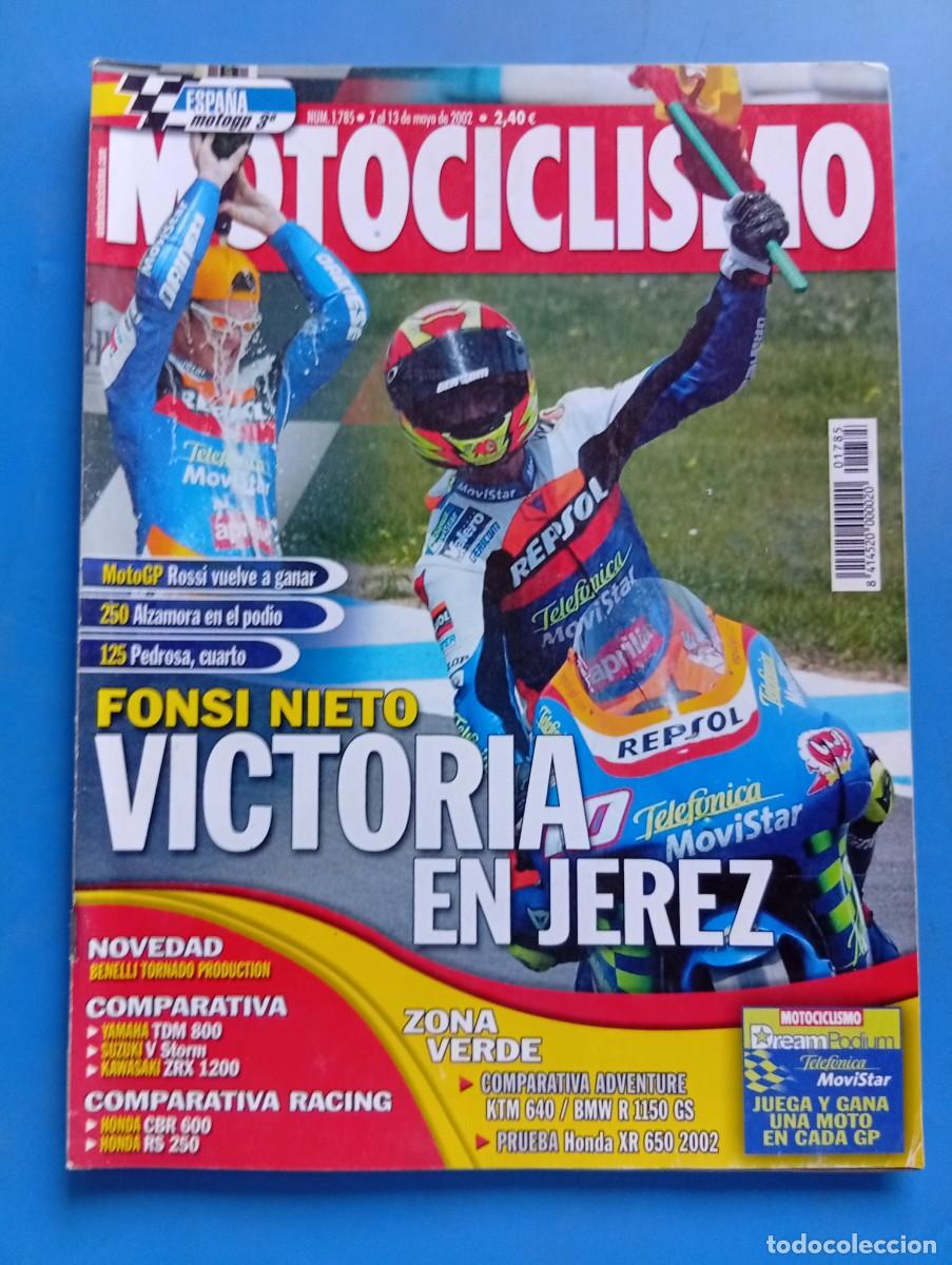 Coches y motocicletas: MOTOCICLISMO. N&ordm; 1785. MAYO 2002. FONSI NIETO VICTORIA EN JEREZ. BENELLI TORNADO. YAMAHA TDM.. LEER.