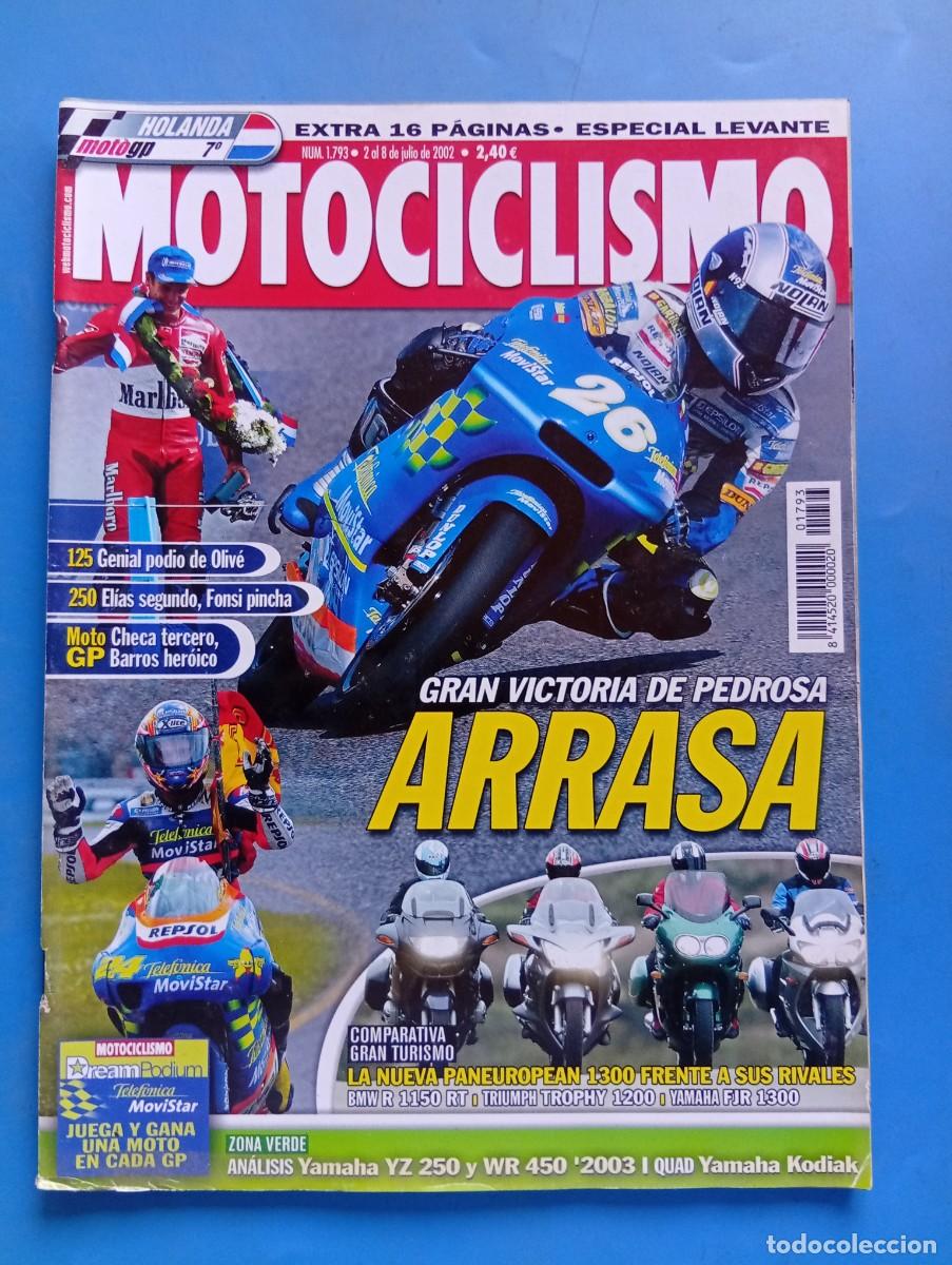 Coches y motocicletas: MOTOCICLISMO. N&ordm; 1793. JULIO 2002. GRAN VICTORIA DE PEDROSA. ARRASA. GENIAL PODIO DE OLIVE.... LEER.