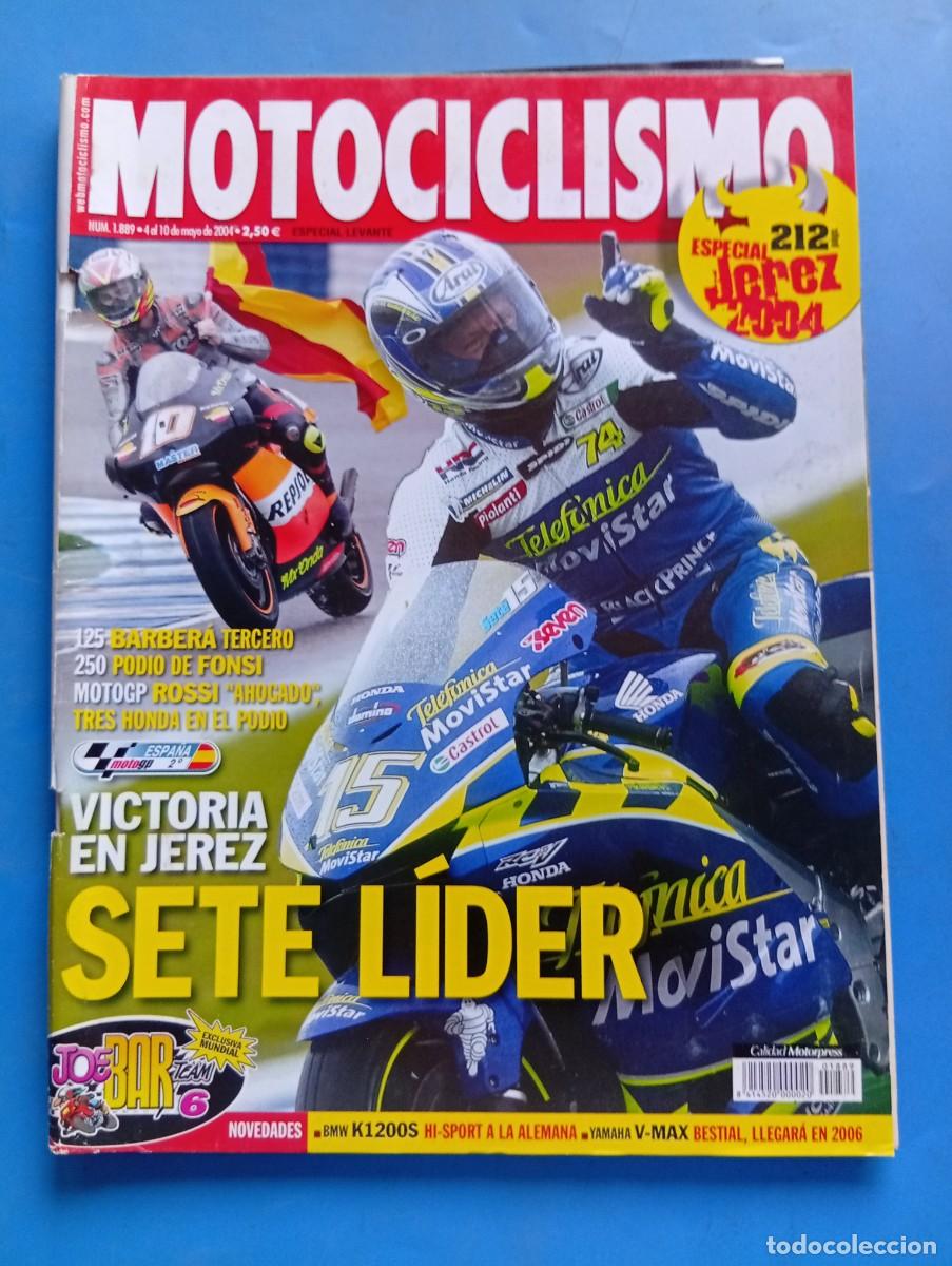 Coches y motocicletas: MOTOCICLISMO. N&ordm; 1889. MAYO 2004. BMW K1200S. YAMAHA V-MAX. HONDA CB 600 F... LEER.
