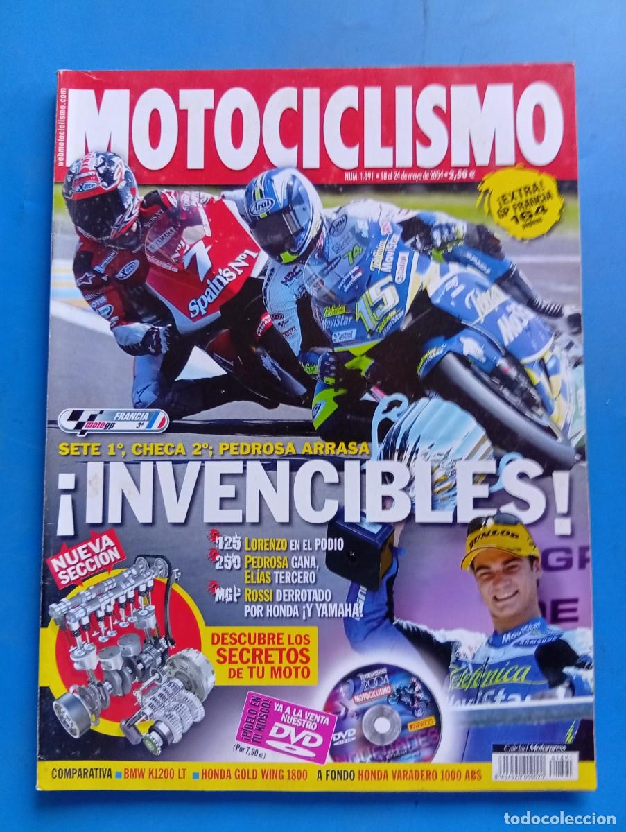 Coches y motocicletas: MOTOCICLISMO. N&ordm; 1891. A&Ntilde;O 2004. LORENZO EN EL PODIO. PEDROSA GANA. ELIAS TERCERO. ROSSI .... LEER