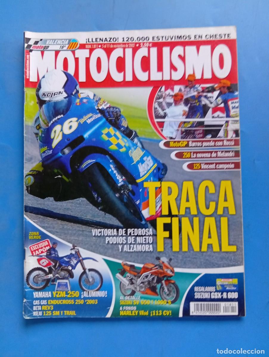 Coches y motocicletas: MOTOCICLISMO. N&ordm; 1811. NOVIEMBRE 2002. VICTORIA DE PEDROSA. PODIOS DE NIETO Y ALZAMORA.. LEER.