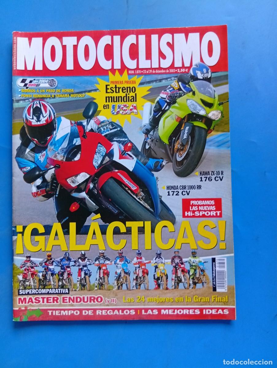 Coches y motocicletas: MOTOCICLISMO. N&ordm; 1870. DICIEMBRE 2003. ESTRENO MUNDIAL EN USA. MASTER ENDURO. LAS NUEVAS HI... LEER