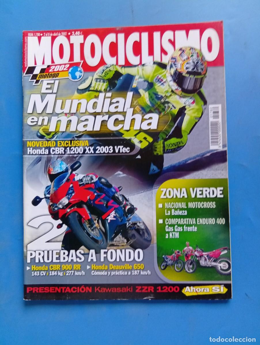 Coches y motocicletas: MOTOCICLISMO. N&ordm; 1780. ABRIL 2002. PRUEBA: HONDA CBR 900 RR. G.G.P.P. 2002, TODO PREPARADO.... LEER.