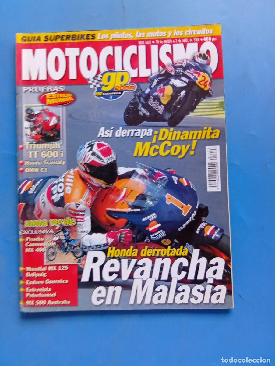 Coches y motocicletas: MOTOCICLISMO. N&ordm; 1675. MARZO 2000. HONDA DERROTADA. REVENCHA EN MALASIA. DINAMITA MCCOY... LEER.