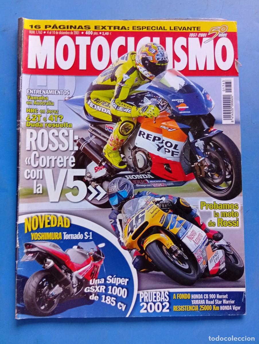 Coches y motocicletas: MOTOCICLISMO. N&ordm; 1763. DICIEMBRE 2001. PRUEBA: HONDA CB 900 HORNET. DUELO DE CAMPEONES. LEER.