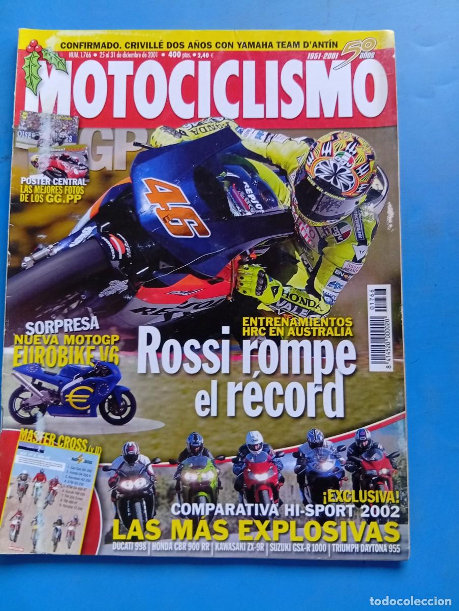 Coches y motocicletas: MOTOCICLISMO. N&ordm; 1766. DICIEMBRE 2001. PRUEBA COMPARATIVA: HONDA CBR 900 RR vs DUCATI... LEER.