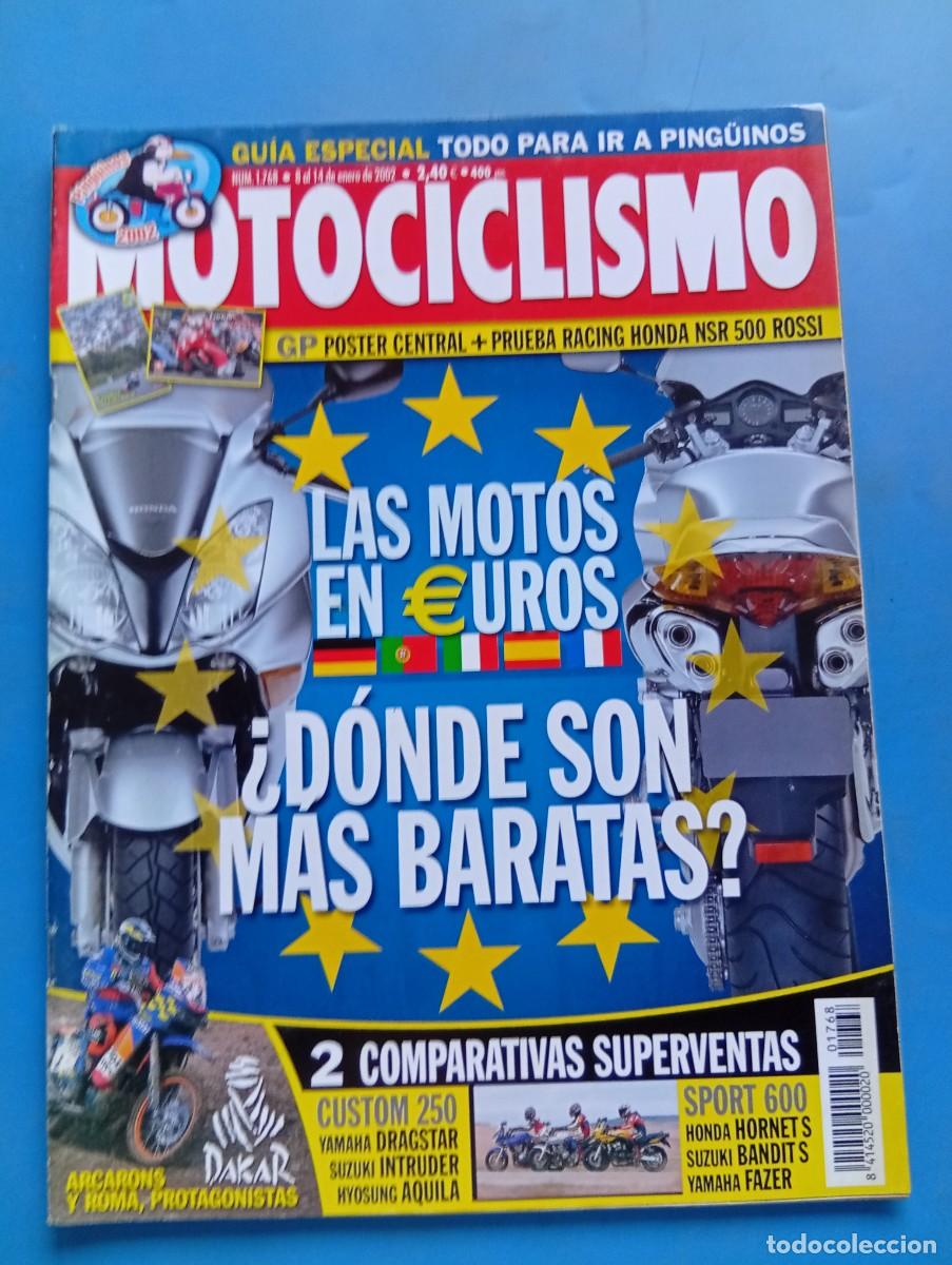 Coches y motocicletas: MOTOCICLISMO. N&ordm; 1768. ENERO 2002. LAS MOTOS EN EUROS. COMPARATIVAS SUPERVENTAS: CUSTOM 250... LEER.
