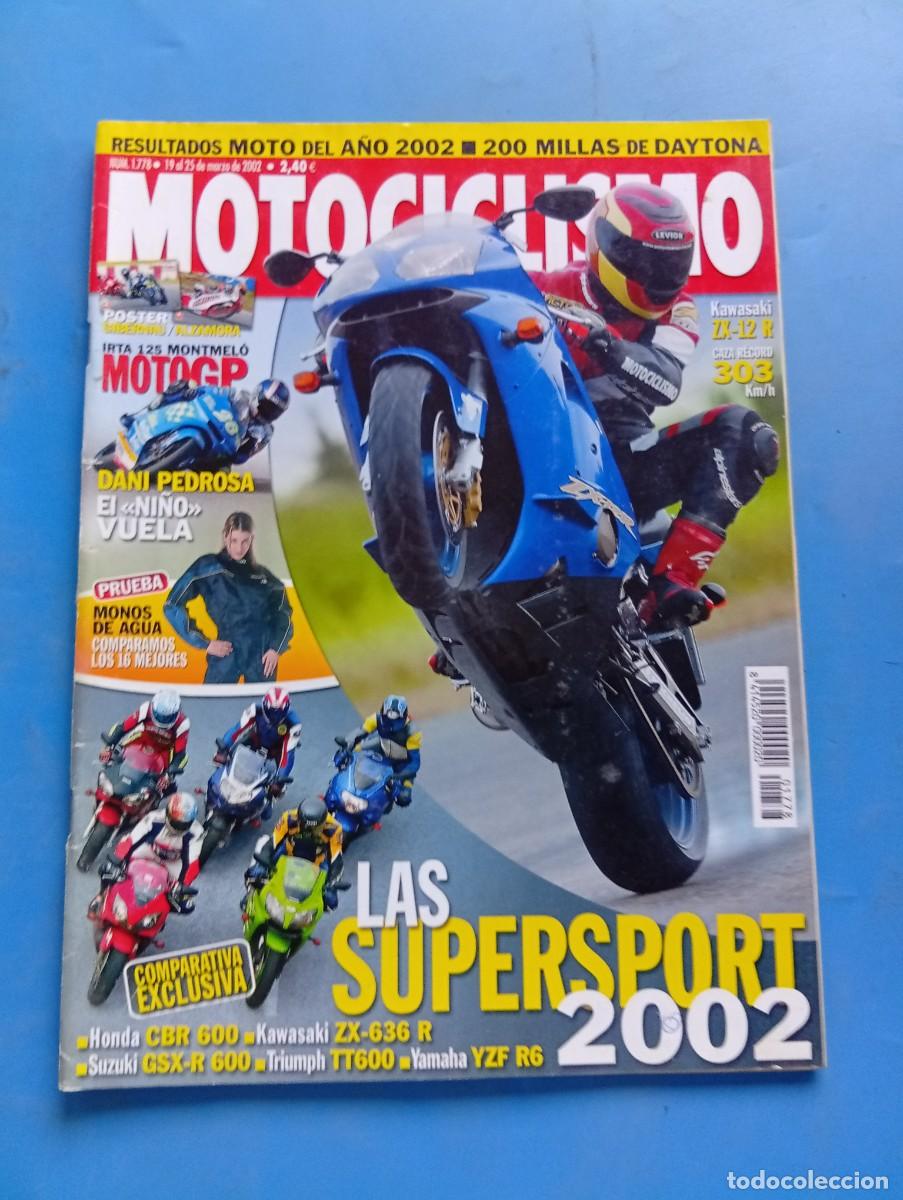 Coches y motocicletas: MOTOCICLISMO. N&ordm; 1778. MARZO 2002. PRUEBA: TRIUMPH SPEED FOUR. EL REINO DE DUCATI. PIAGGIO X-9. LEER