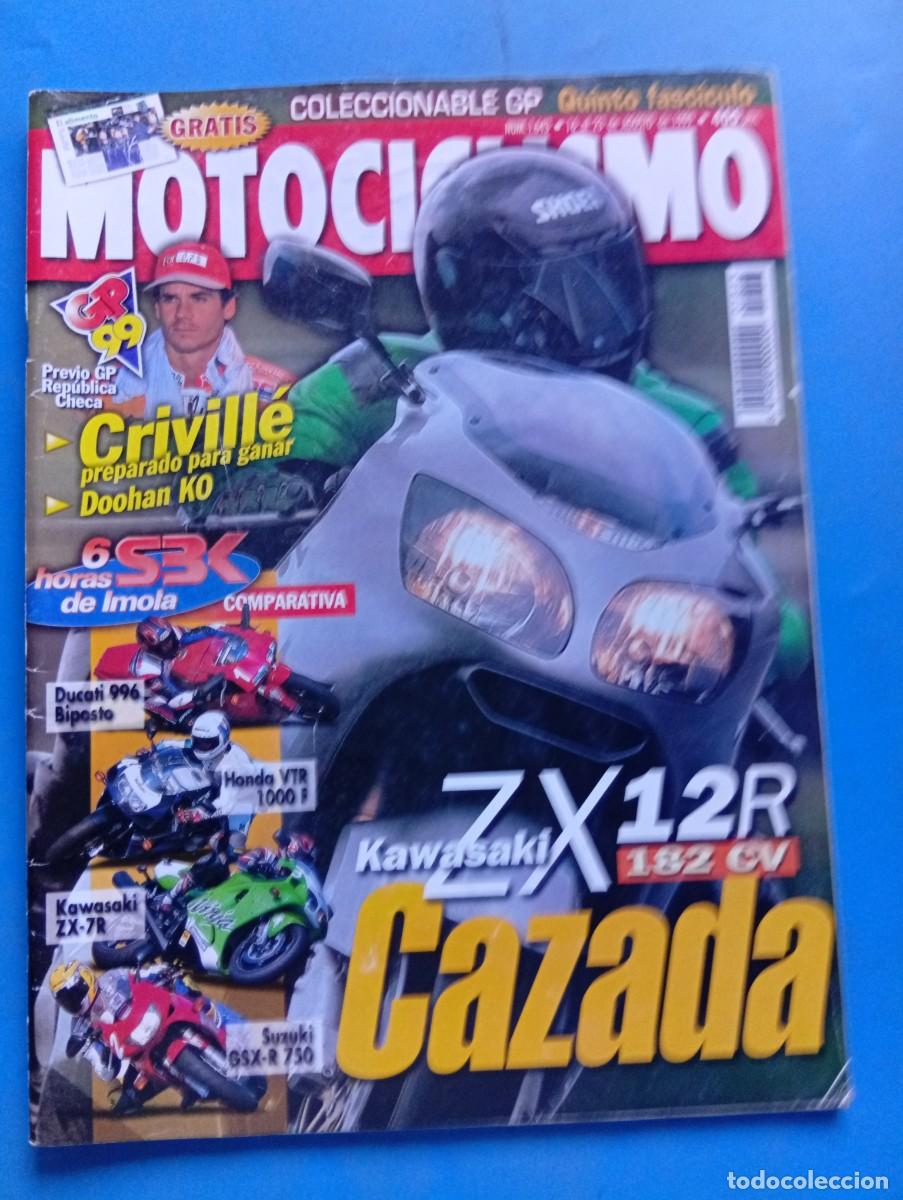 Coches y motocicletas: MOTOCICLISMO. N&ordm; 1643. AGOSTO 1999. DUCATI 996 BIPOSTO. SUZUKI GSX R 750. HONDA VTR 1000 F.... LEER