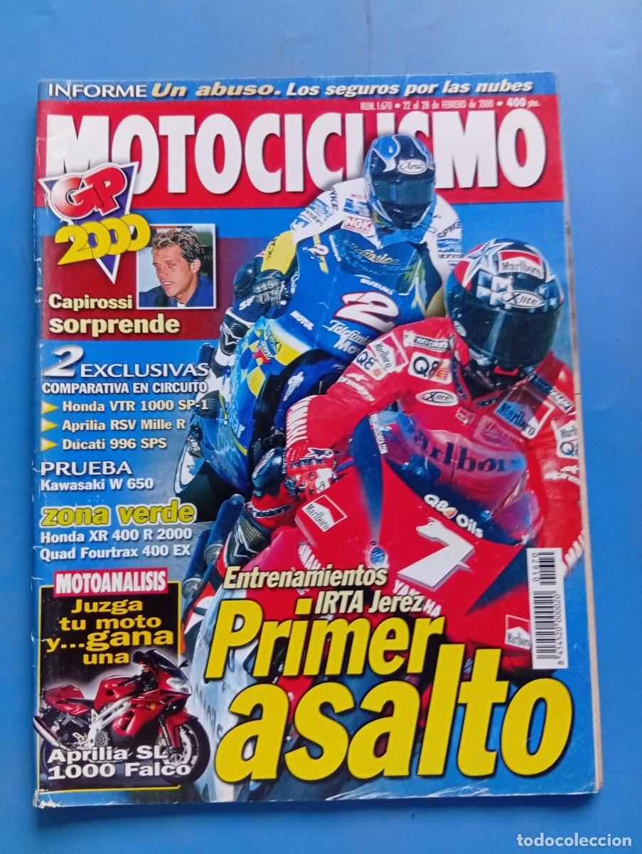 Coches y motocicletas: MOTOCICLISMO. N&ordm; 1670. FEBRERO 2000. APRILIA RSV 1000 MILLE R. DUCATI 996 SPS. HONDA VTR 1... LEER