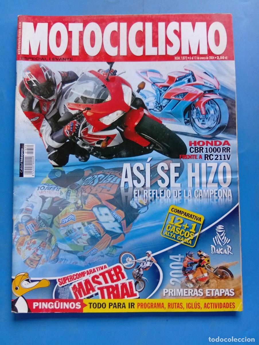 Coches y motocicletas: MOTOCICLISMO. N&ordm; 1872. ENERO 2004. HONDA CBR 1000 RR FRENTE A RC 211V. MASTER TRIAL. DAKAR... LEER.