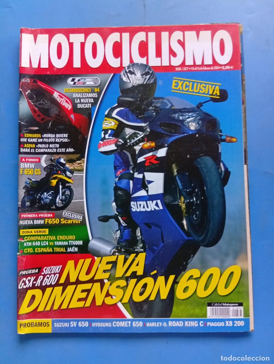 Coches y motocicletas: MOTOCICLISMO. N&ordm; 1877. FEBRERO 2004. PRUEBA : SUZUKI GSX-R 600 NUEVA DIMENSION. SUZUKI SV .... LEER.