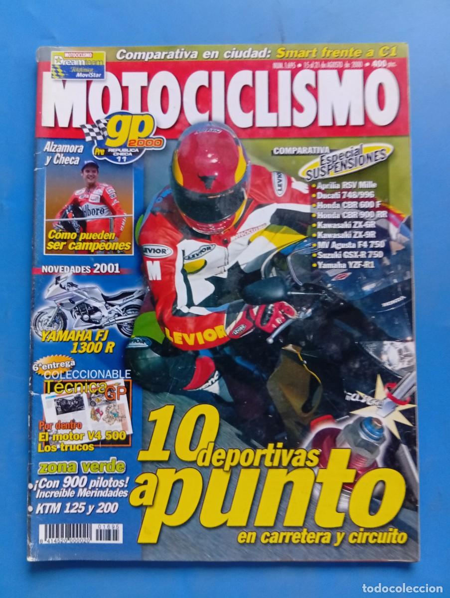 Coches y motocicletas: MOTOCICLISMO. N&ordm; 1695. AGOSTO 2000. APRILIA RSV MILLE. DUCATI 748/ 996. HONDA CBR 600...... LEER