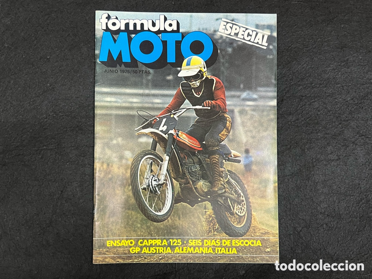 Coches y motocicletas: REVISTA F&Oacute;RMULA MOTO JUNIO 1975 MONTESA CAPPRA 125 TRIUMPH TRIDENT MOTOCROSS VER SUMARIO.