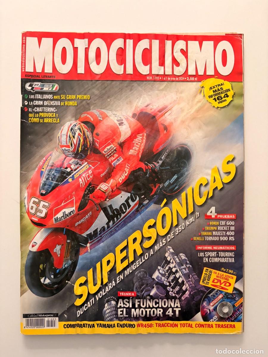 Coches y motocicletas: MOTOCICLISMO. N&ordm; 1893. A&Ntilde;O 2004. DUCATI VOLARA EN MUGELLO. BENELLI TORNADO 900 RS. LEER