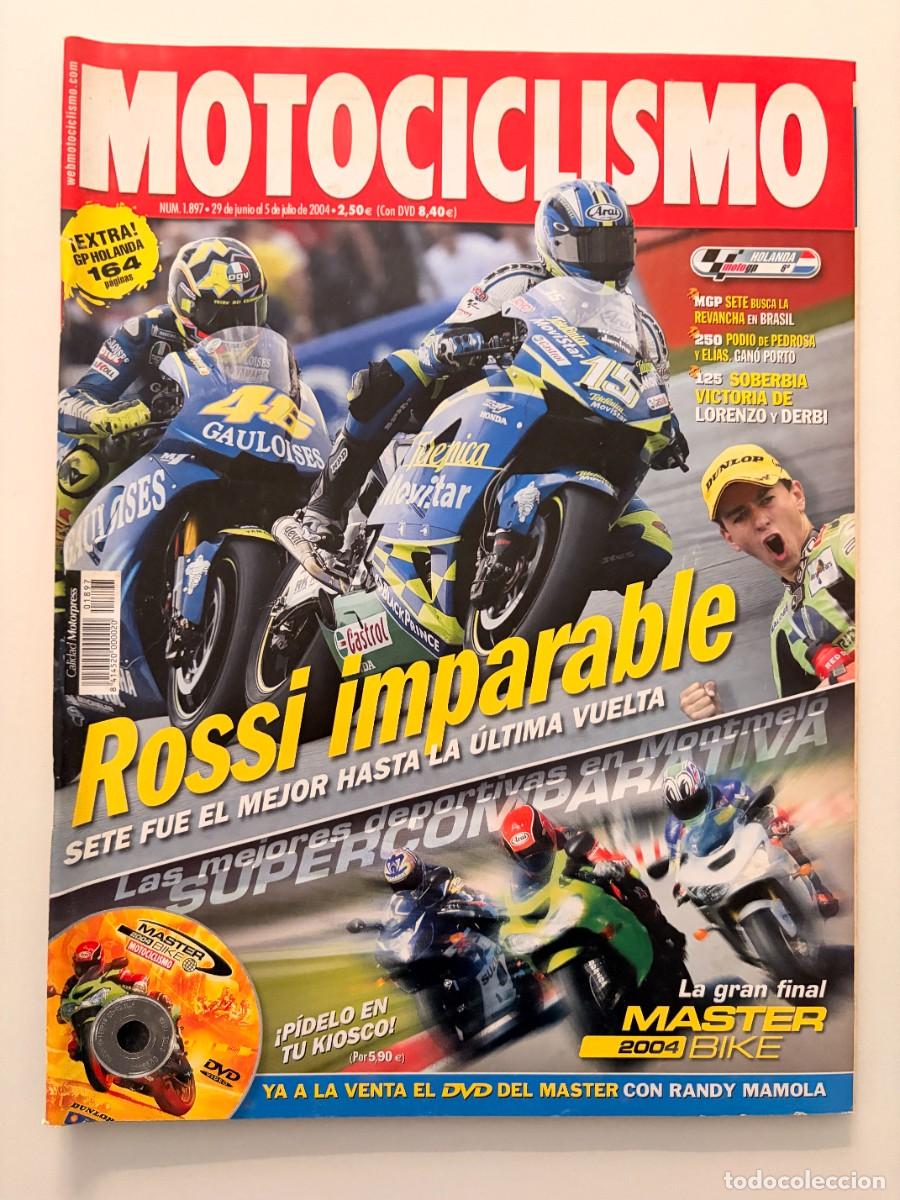 Coches y motocicletas: MOTOCICLISMO. N&ordm; 1897. JUNIO. 2004. ROSSI IMPARABLE. LA GRAN FINAL MASTER BIKE. MGP SETE BUSCA. LEER