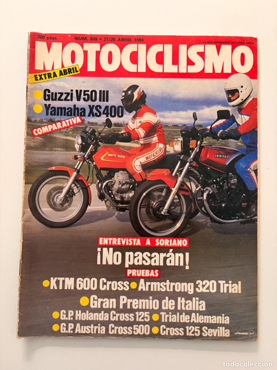 Coches y motocicletas: MOTOCICLISMO. N&deg; 849. ABRIL 1984. YAMAHA RD 500 LC. PRUEBA: BMW K100-COBAS.LEER