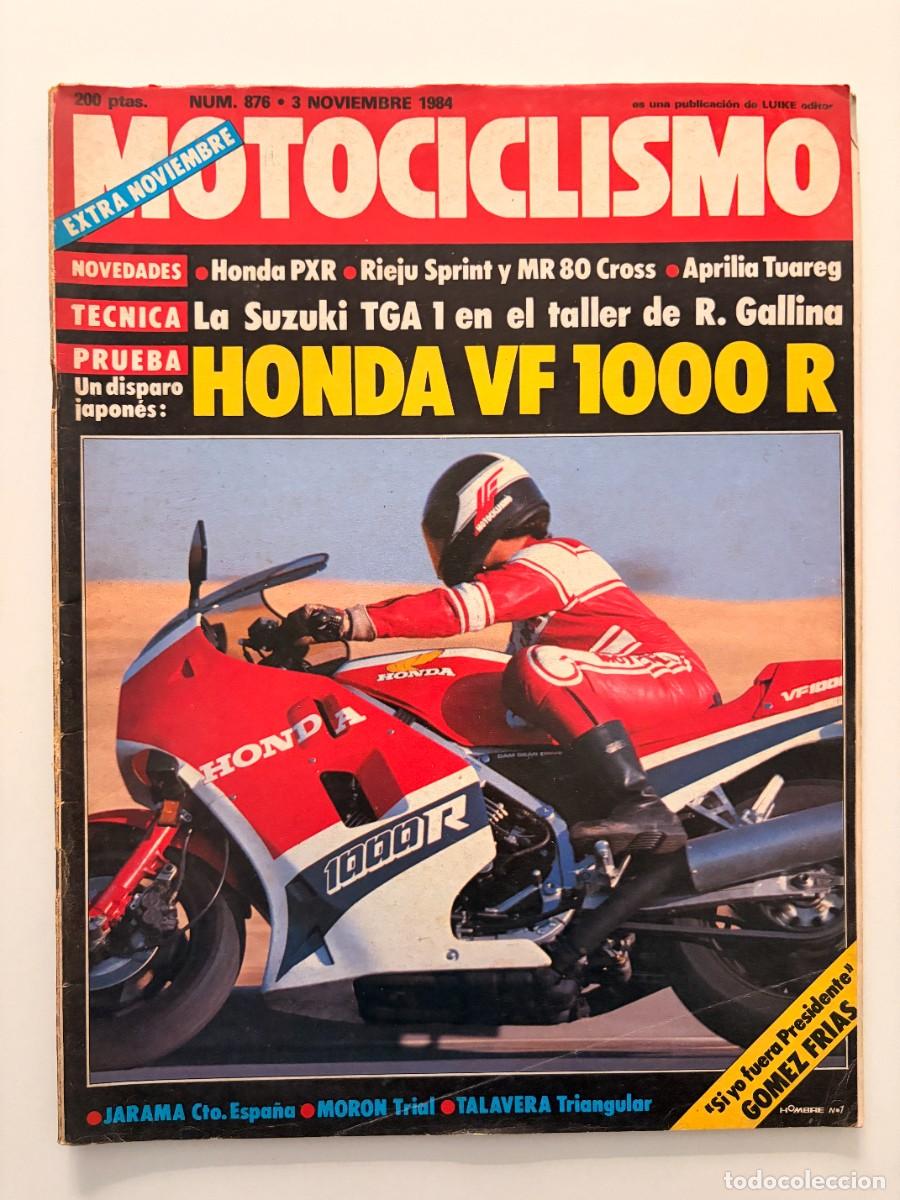 Coches y motocicletas: MOTOCICLISMO. N&deg; 876. NOVIEMBRE 1984. PRUEBA: BMW R 1200 GS. &Uacute;LTIMO D&Iacute;A DE ROSSI EN MALASIA. LEER