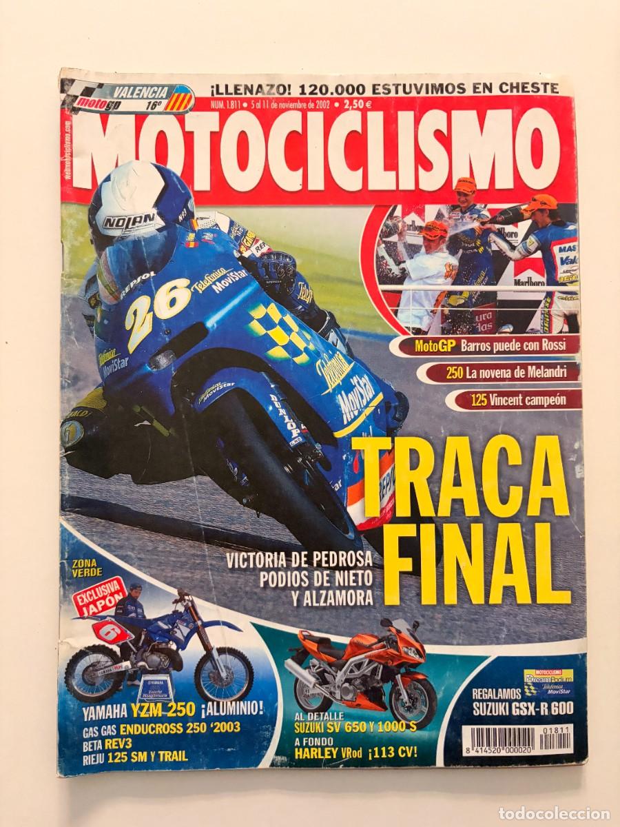 Coches y motocicletas: MOTOCICLISMO. N&ordm; 1811. NOVIEMBRE 2002. VICTORIA DE PEDROSA. PODIOS DE NIETO Y ALZAMORA.. LEER.