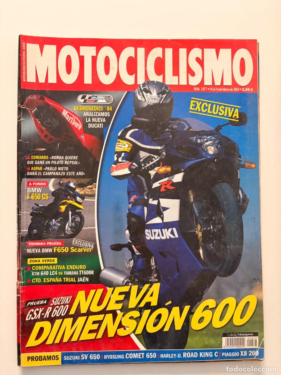 Coches y motocicletas: MOTOCICLISMO. N&ordm; 1877. FEBRERO 2004. PRUEBA: BMW F 650 SCARVER. SUZUKI GSX-R 600. LEER