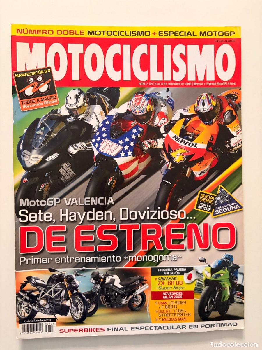 Coches y motocicletas: MOTOCICLISMO. N&ordm; 2124. NOVIEMBRE 2008. MOTOGP VALENCIA. SETE, HAYDEN, DOVIZIOSO.. DE ESTRENO.. LEER.