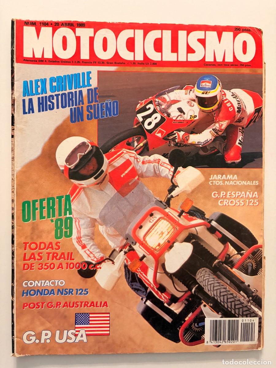 Coches y motocicletas: MOTOCICLISMO. N&ordm; 1104. ABRIL 1989. HONDA NSR 125. GRAN PREMIO DE ESPA&Ntilde;A CROSS 125. LEER