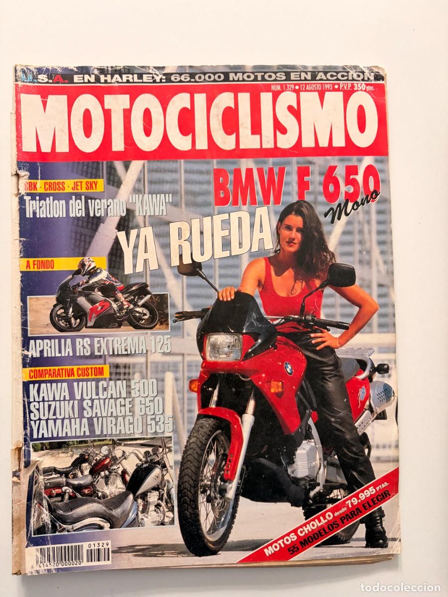 Coches y motocicletas: MOTOCICLISMO. N&ordm; 1329. AGOSTO 1993. BMW F 650. KAWASAKI VULCAN 500. SUZUKI SAVAGE 650.LEER